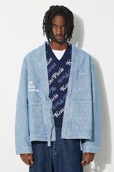 ジャケット KENZO Woman Jacket Blue FE52DV2446B7 DM KENZO Jean and denim jackets for Women | Online Sale up to