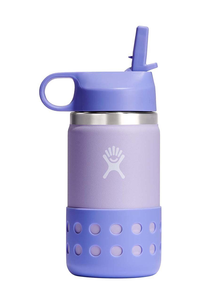 Hydro Flask thermal bottle 12 Oz Wide Mouth Straw W12BSWBB519