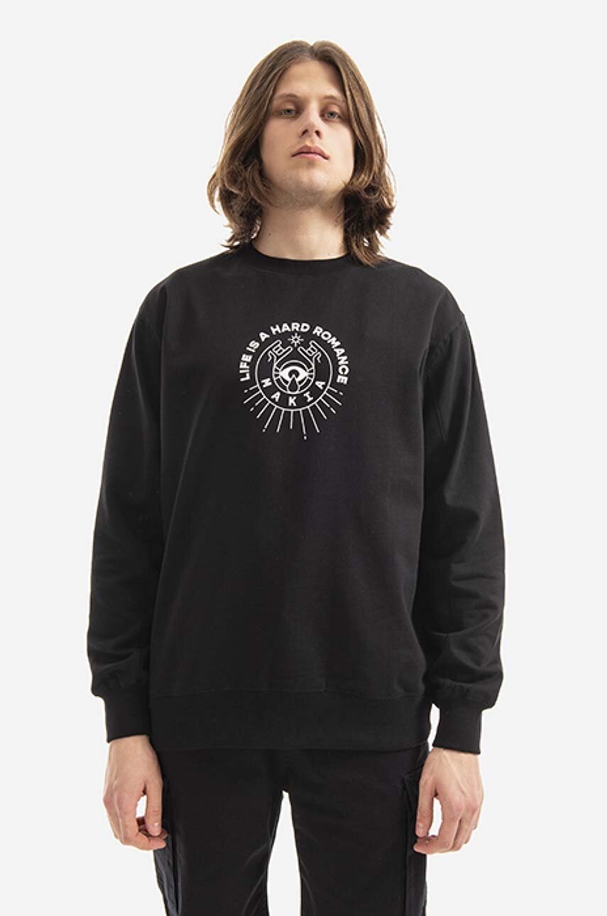 Makia sweatshirt men s black color buy on PRM