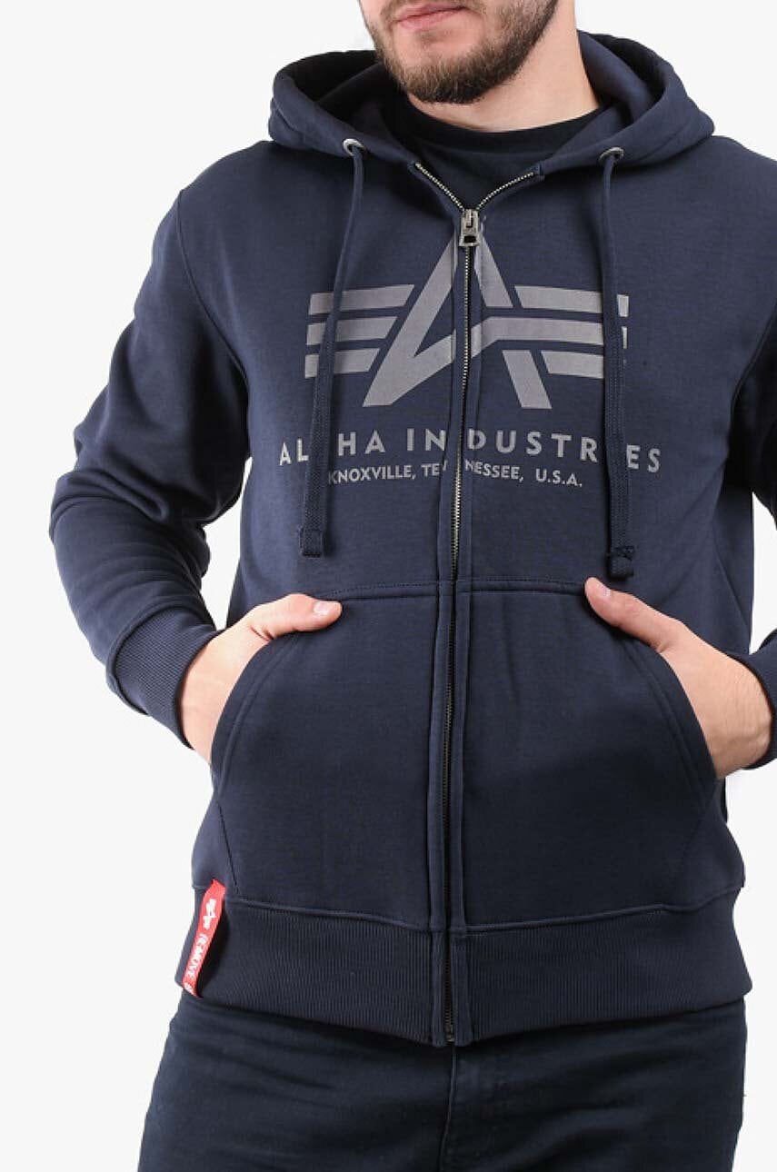 Alpha Industries sweatshirt men s navy blue color buy on PRM