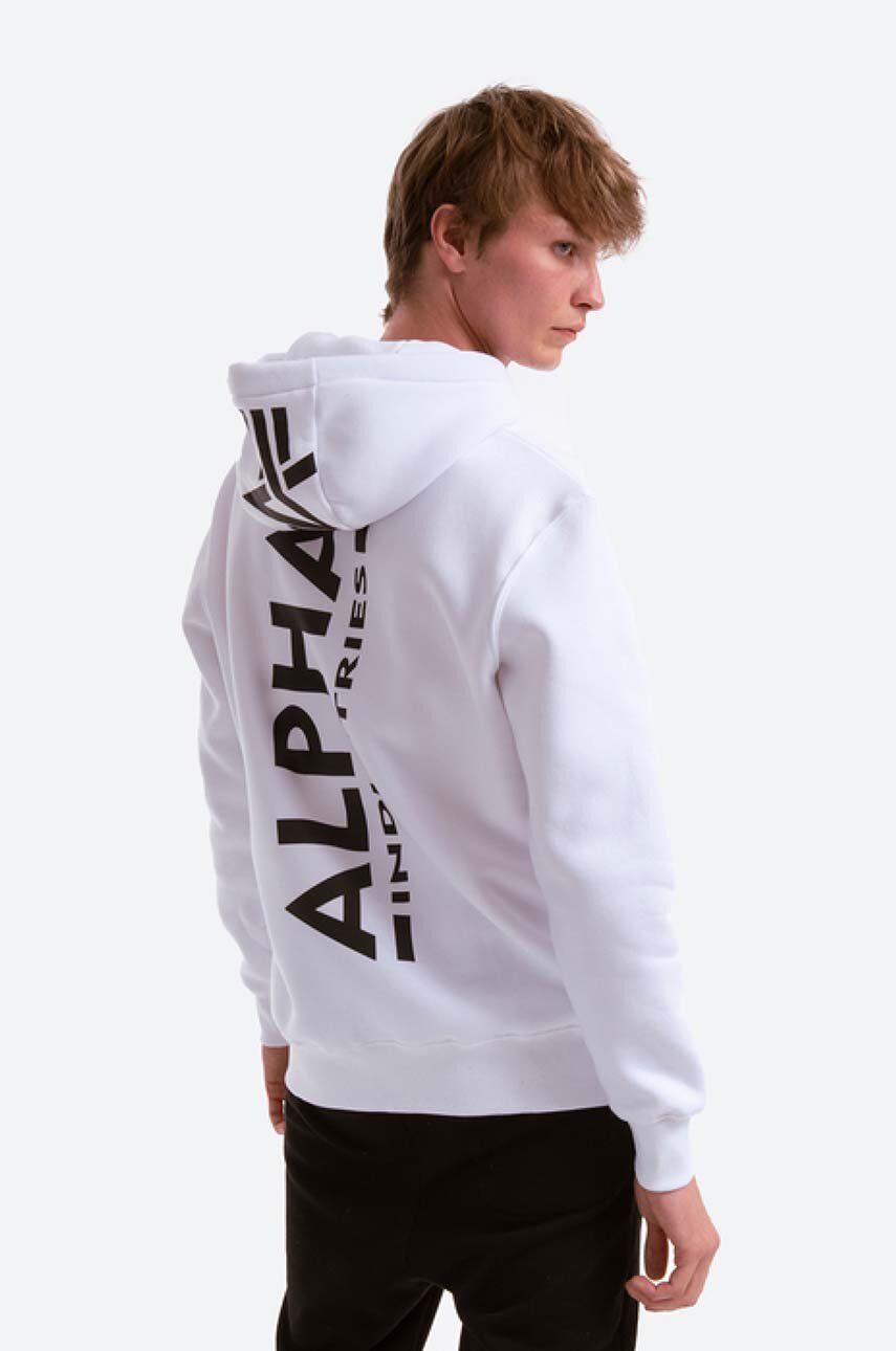 Alpha Industries sweatshirt men\'s | color PRM white on buy