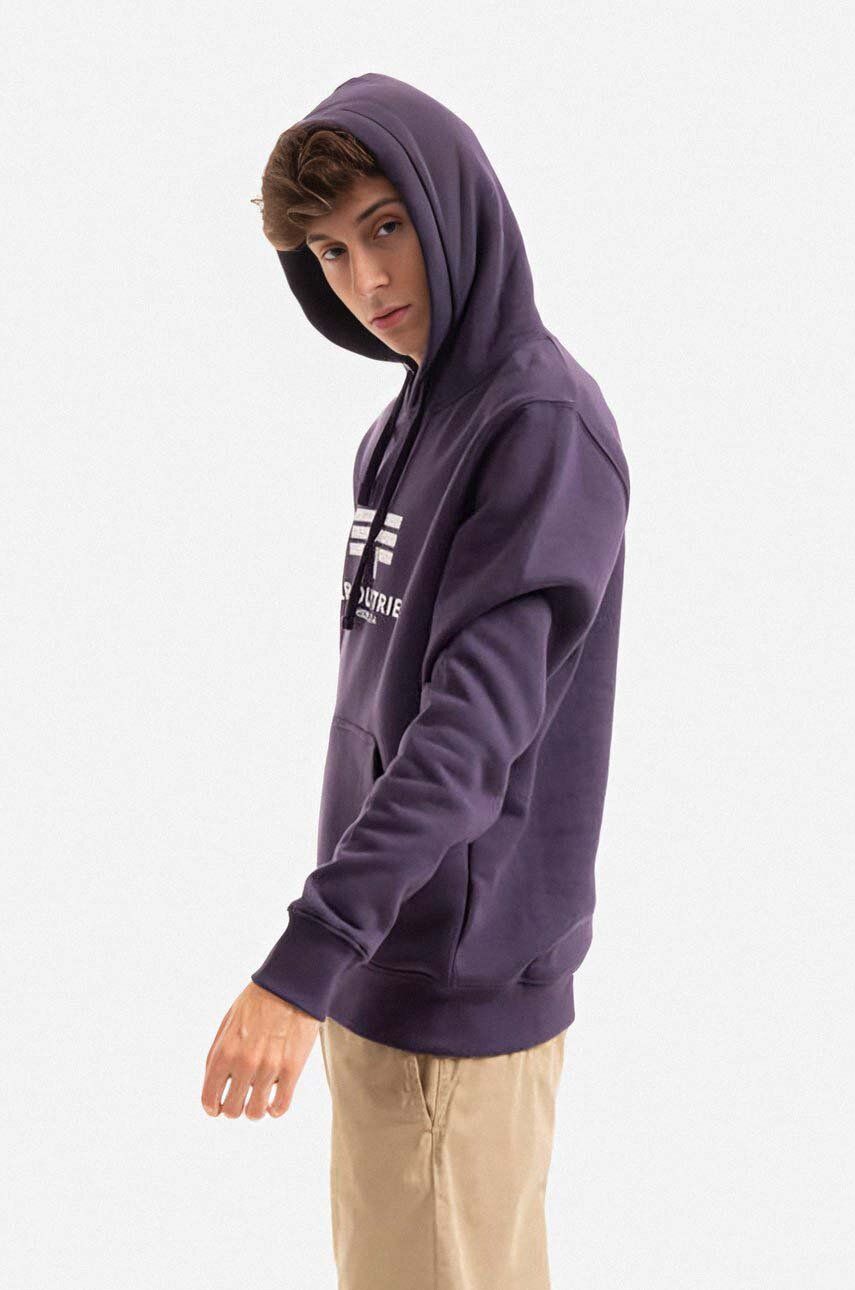 Alpha Industries sweatshirt men's violet color | buy on PRM