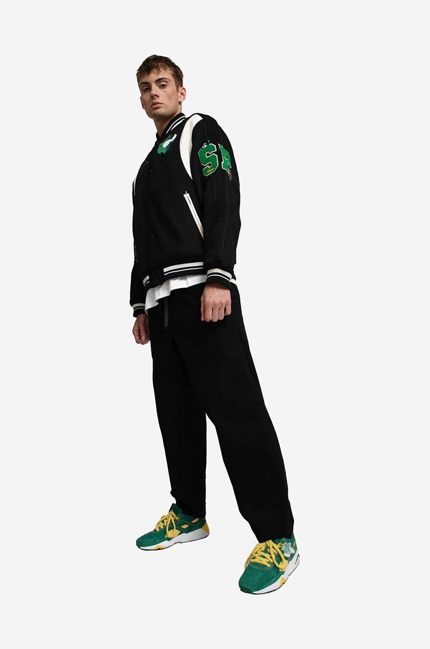 PUMA THE MASCOT T7 College Jacket, Emerald green Men's Bomber