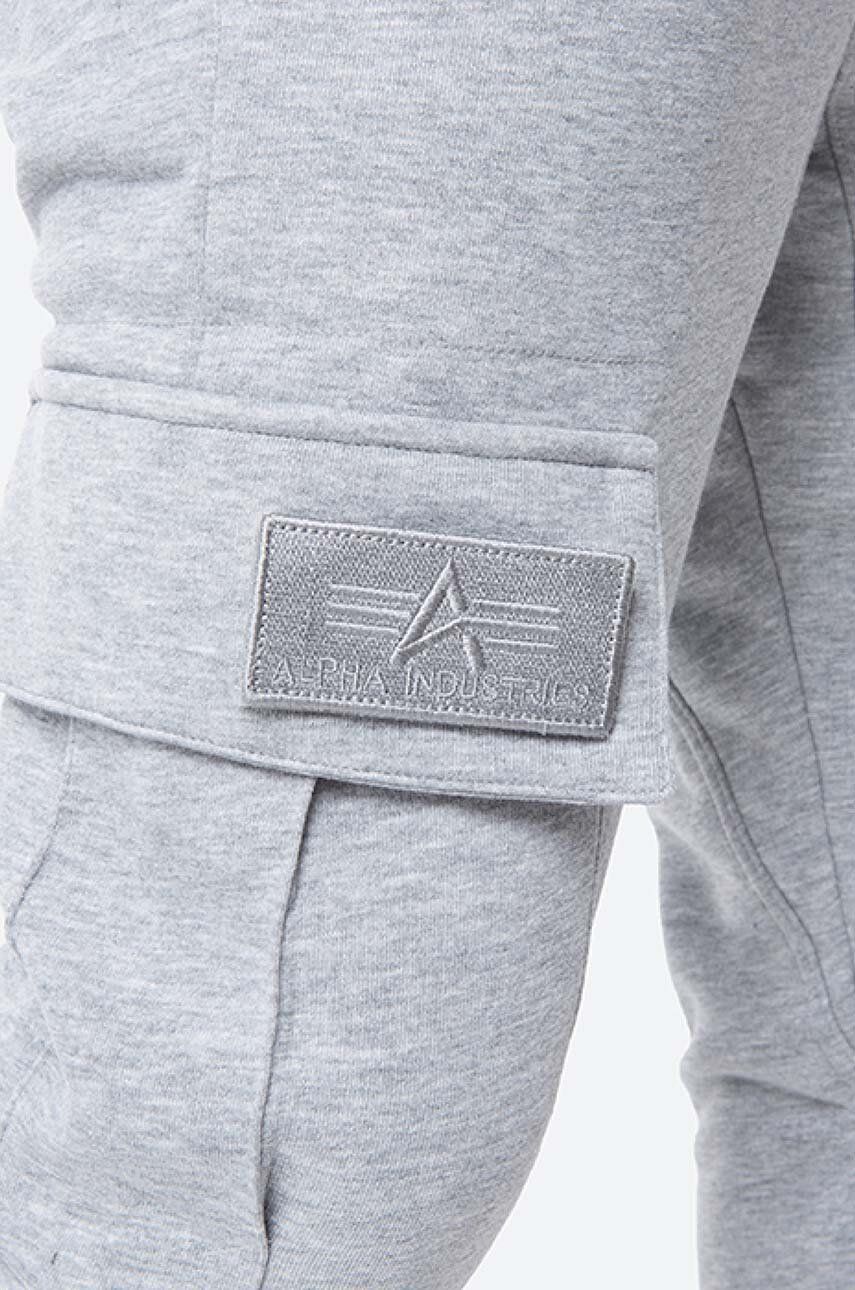 Alpha Industries joggers Terry Jogger gray color | buy on PRM