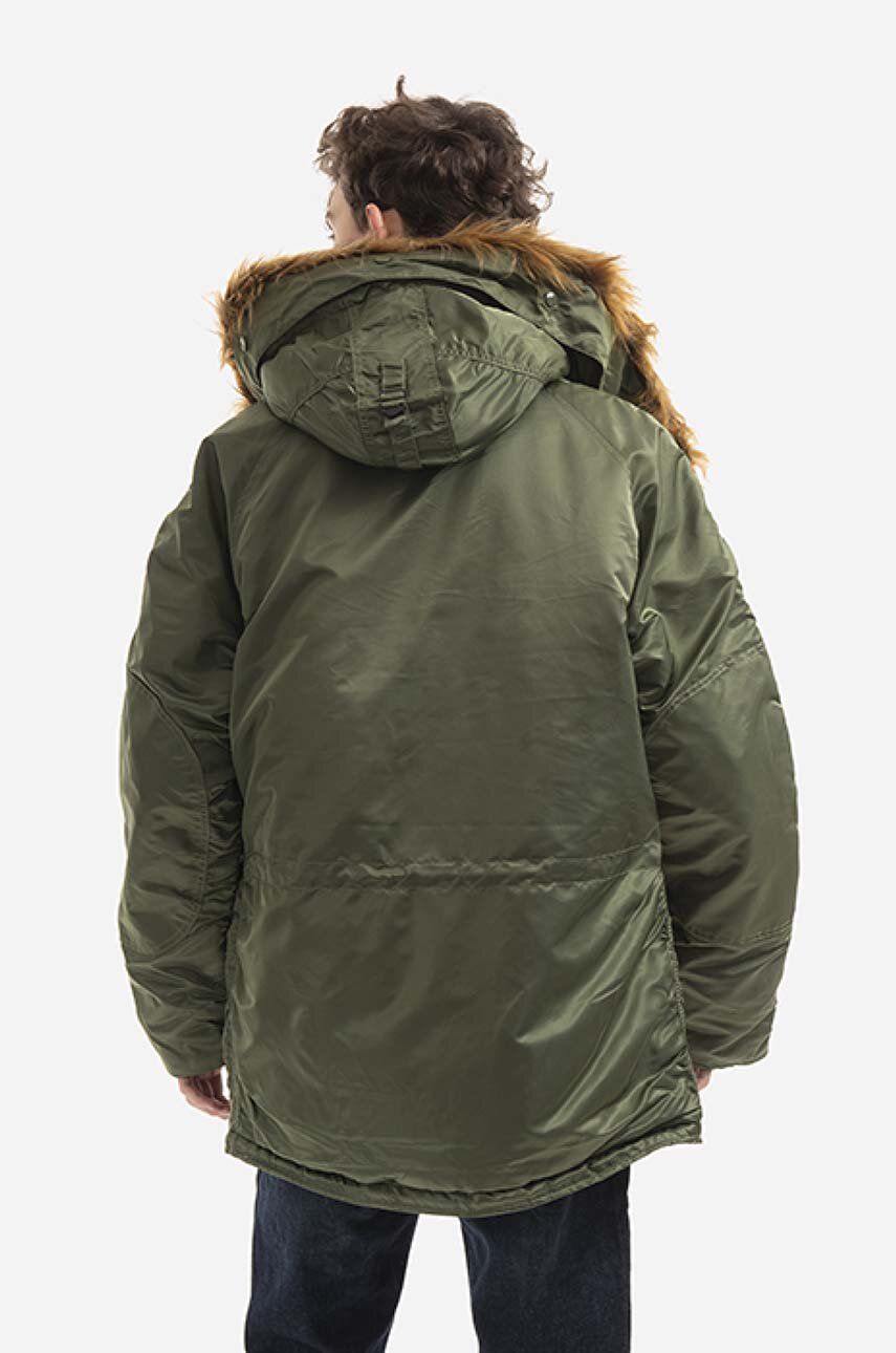 Alpha Industries jacket N3B men\'s green color 100106.01 | buy on PRM
