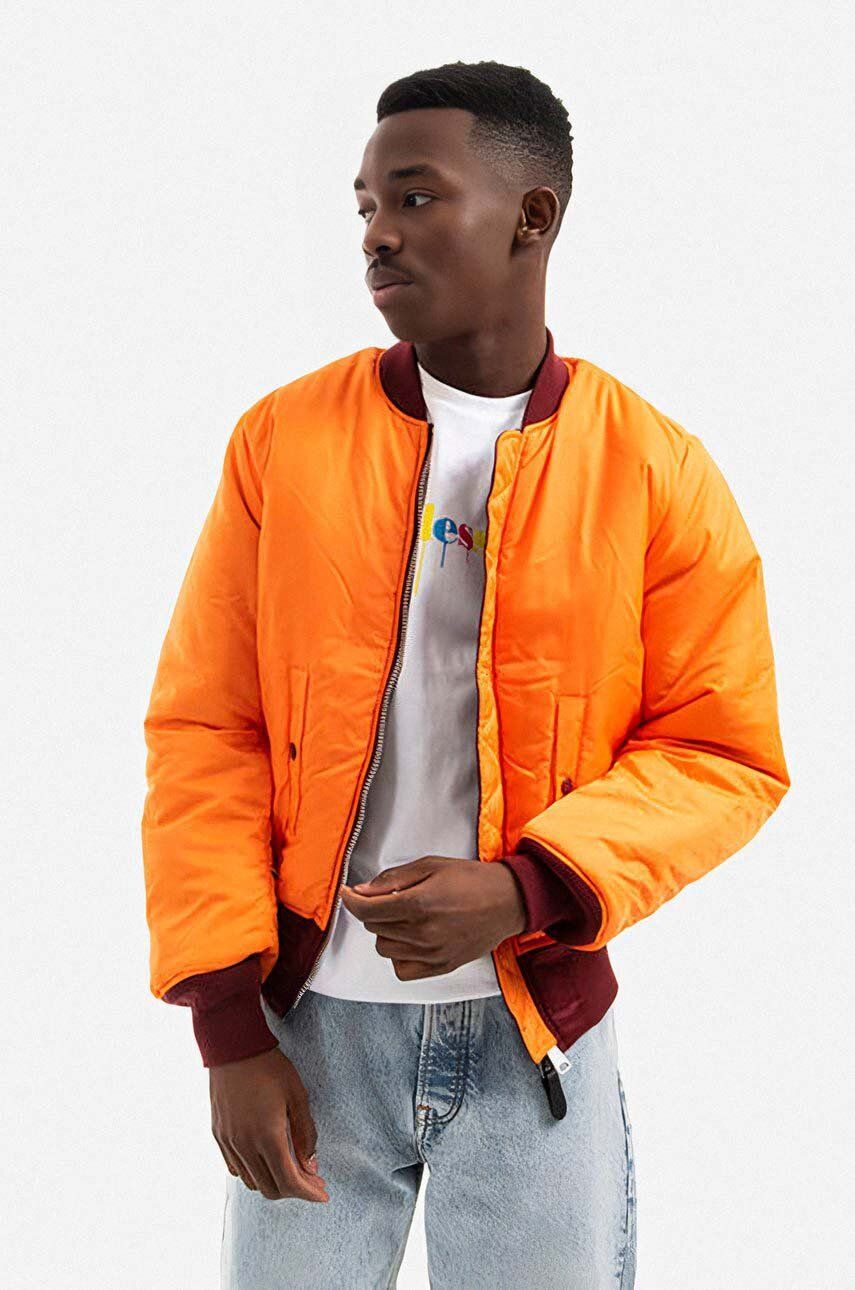 Alpha industries clearance orange bomber