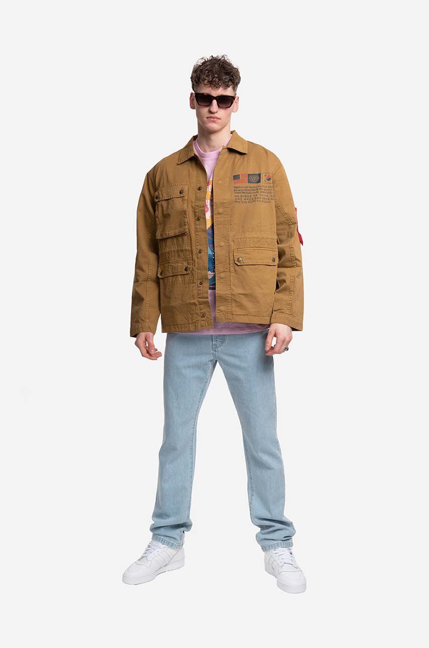 13 buy on Alpha Field jacket men\'s color Industries | beige LWC PRM 136115 Jacket
