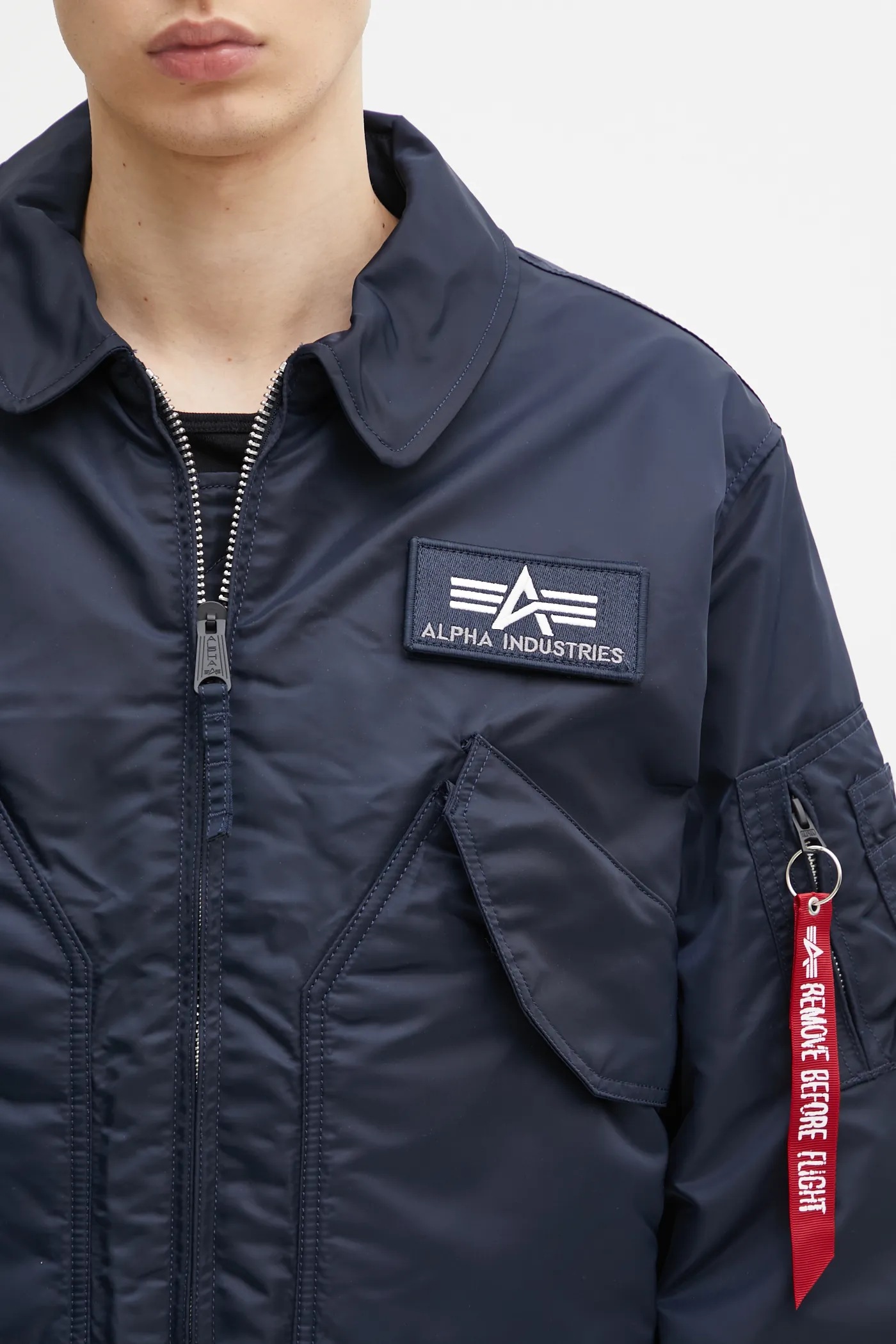 Alpha Industries bomber jacket CWU 45 100102 07 menﾒs blue color