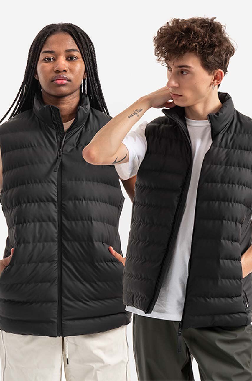 Rains vest Trekker Vest black color | buy on PRM