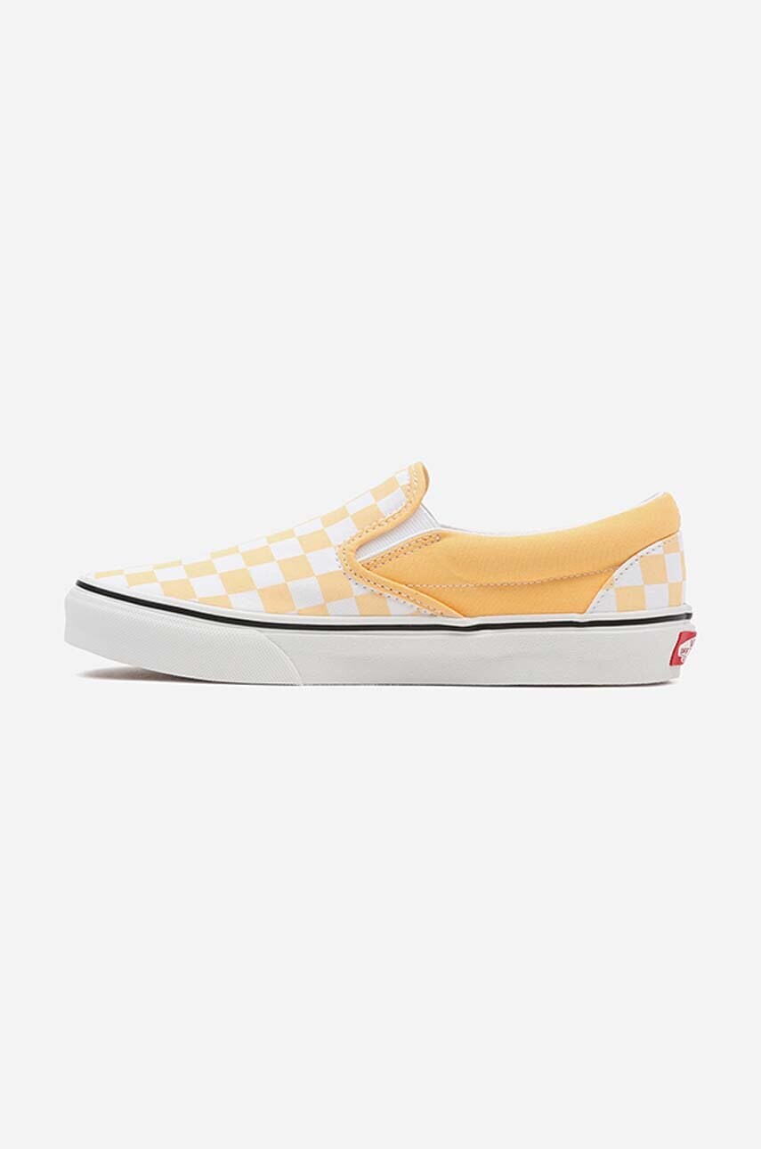 Vans Slip-On Checkerboard Golden Yellow Men's