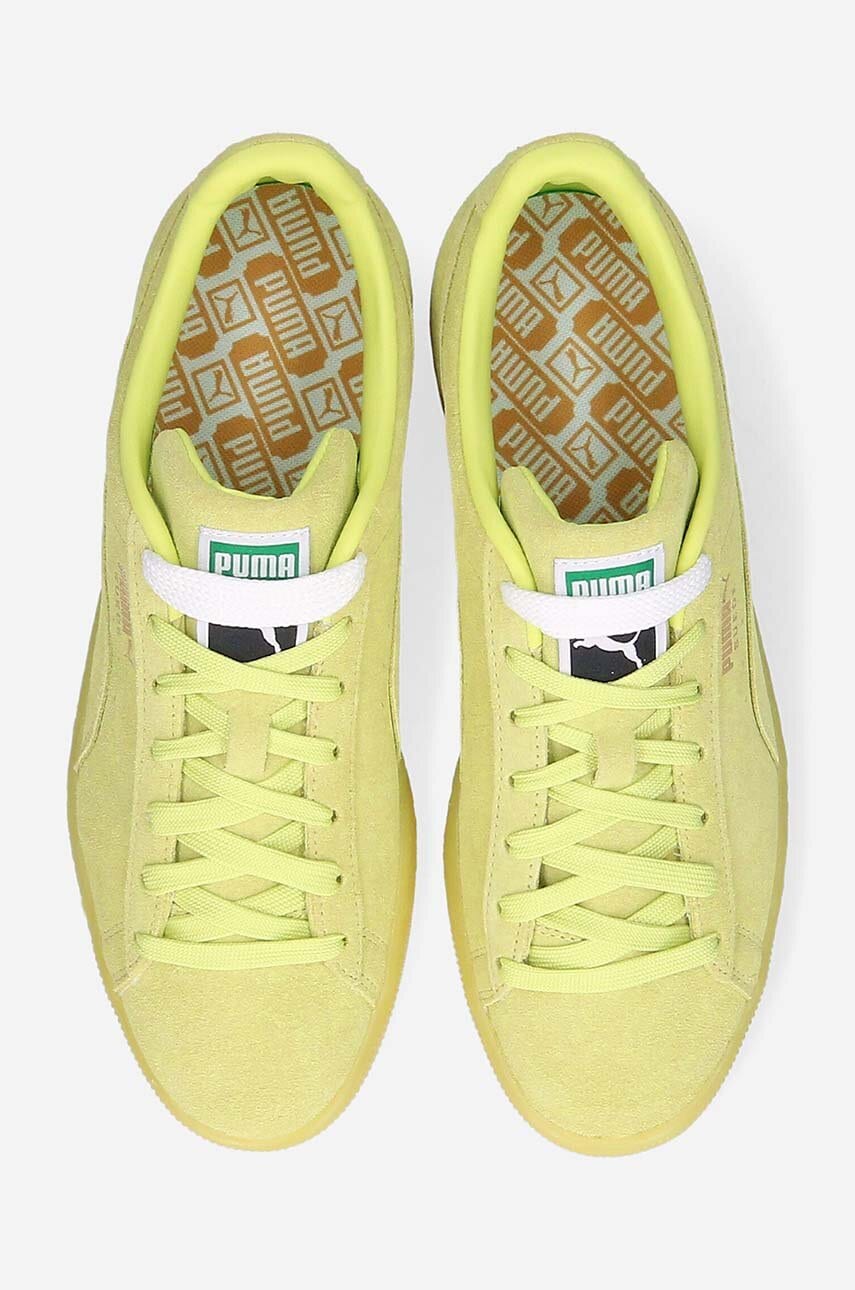 Puma suede classic womens yellow discount
