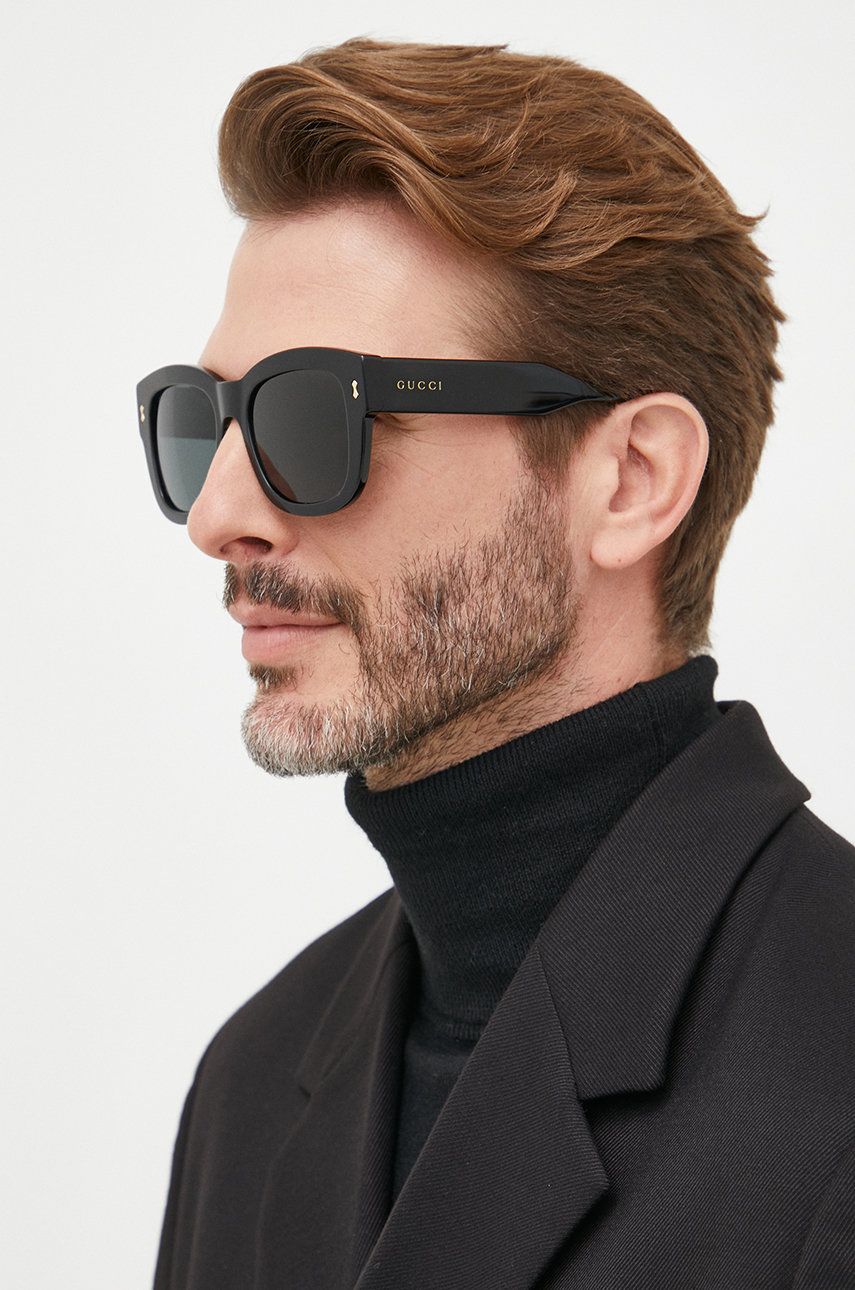 Γυαλιά ηλίου Gucci χρώμα: μαύρο | ANSWEAR.gr