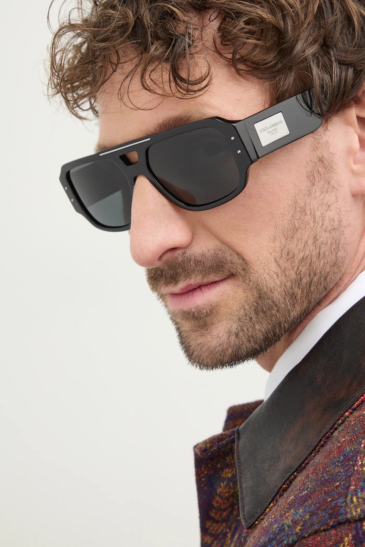 Dolce & Gabbana okulary przeciwsłoneczne męskie kolor czarny