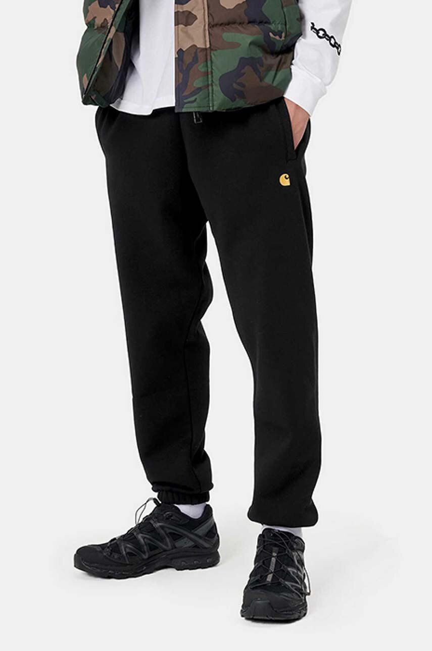 Carhartt WIP joggers Chase Sweat Pant black color | buy on PRM