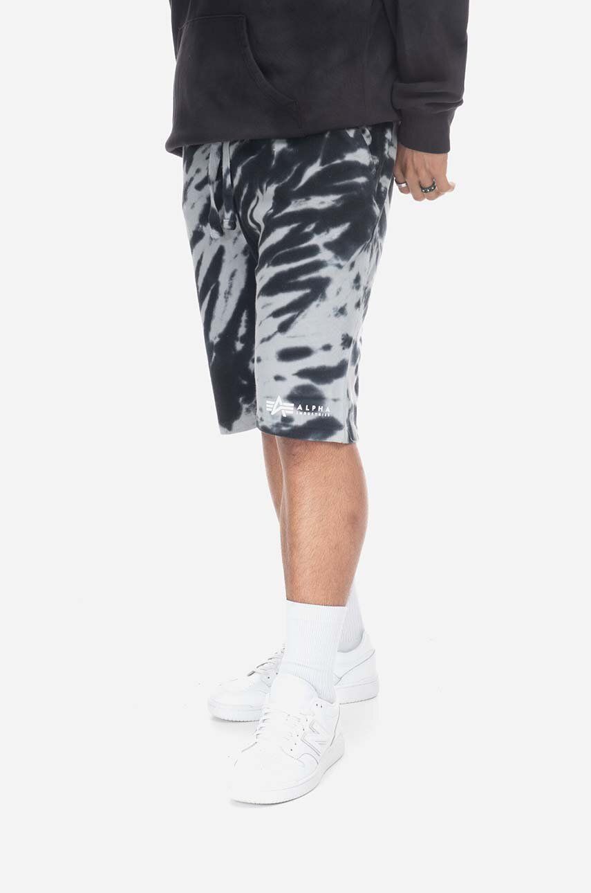 Alpha Industries shorts Alpha Industries Tie Dye Shorts 106361 03 men's  black color | buy on PRM