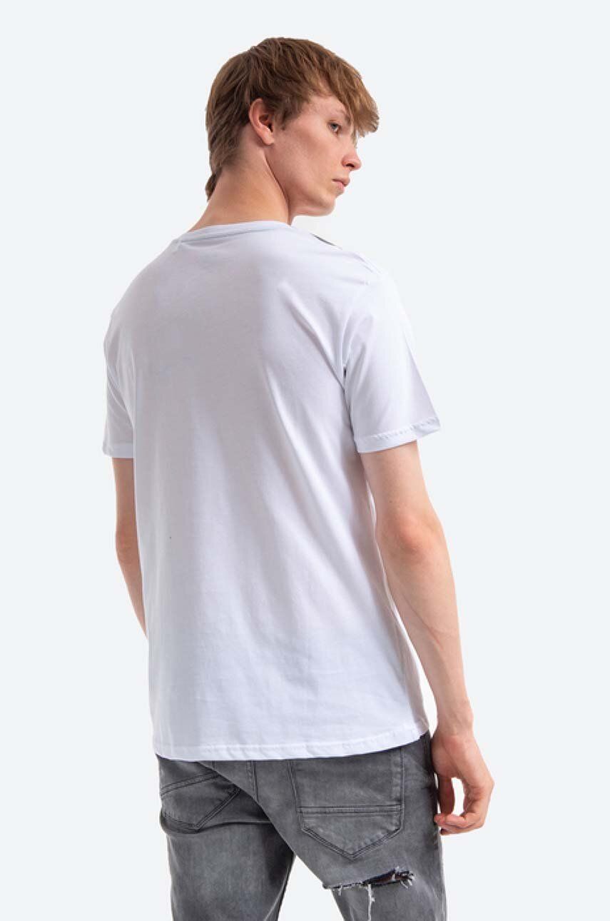 Alpha Industries cotton T-shirt Defense white color | buy on PRM