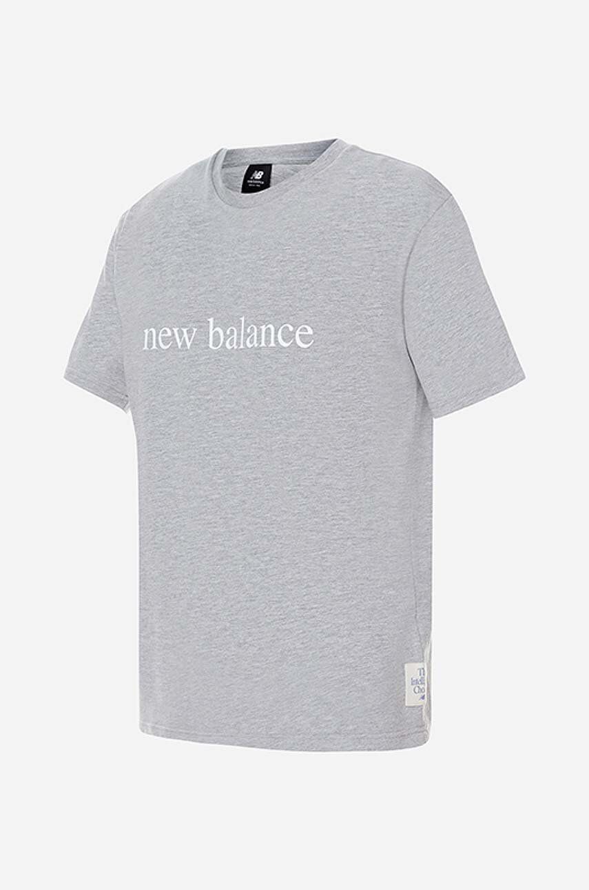New Balance t-shirt men's gray color | buy on PRM