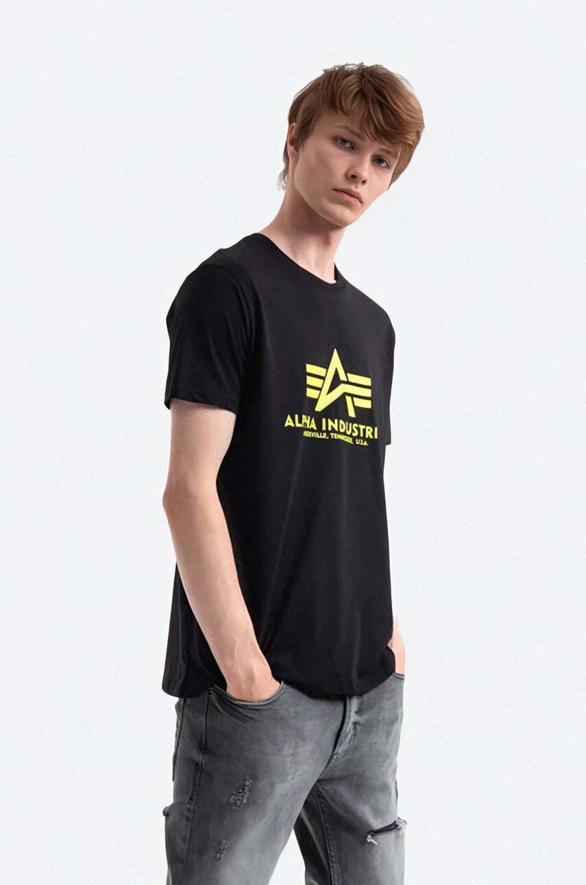 PRM on cotton t-shirt color black Industries buy | Alpha