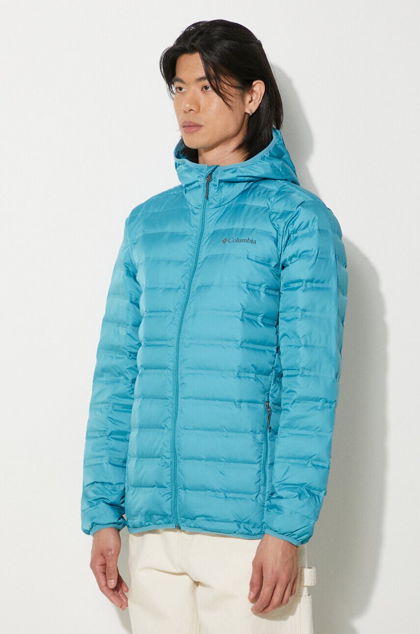 Columbia sports down jacket Lake 22 turquoise color at PRM US
