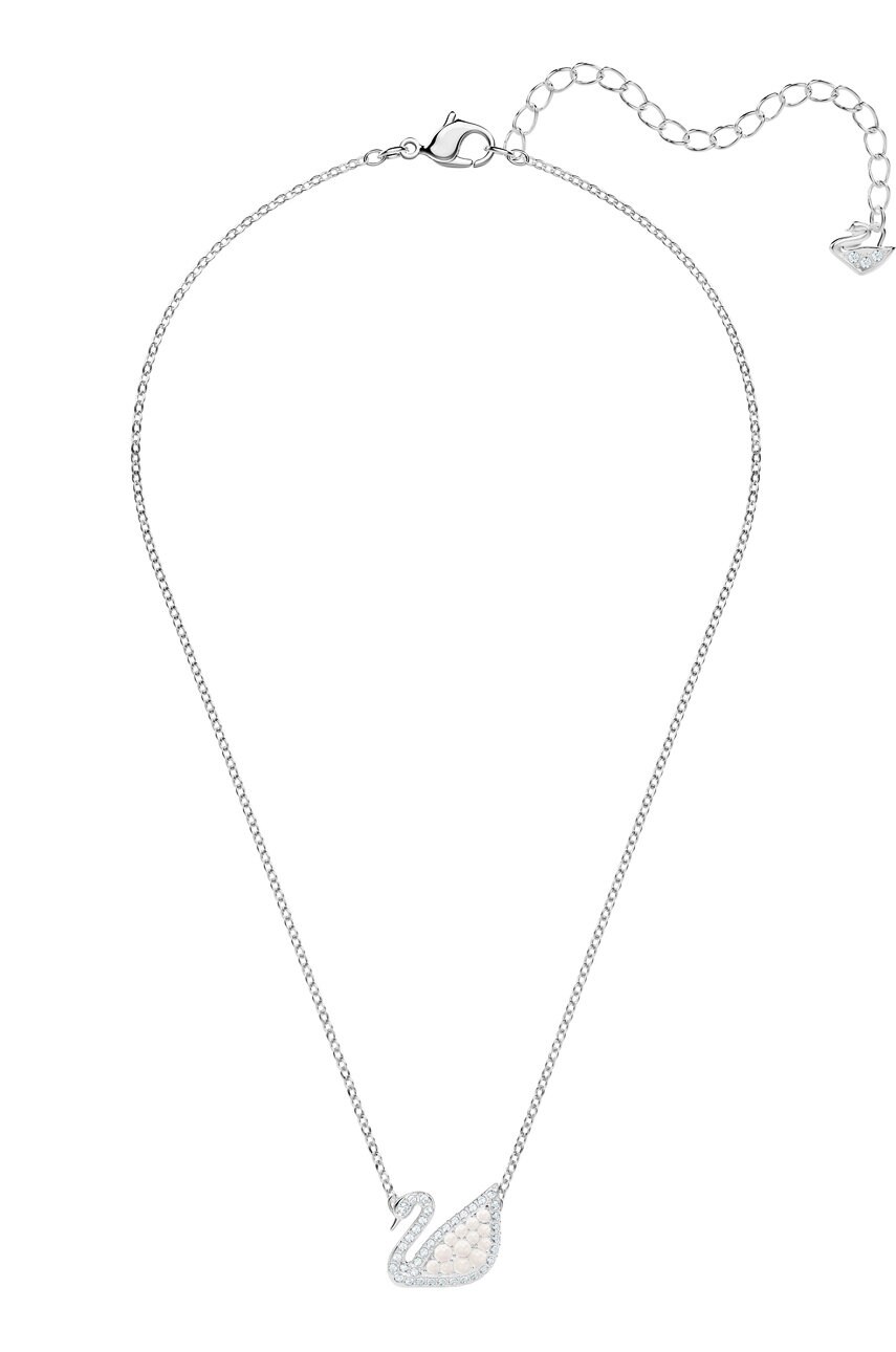 Swarovski swan sale necklace with pearl