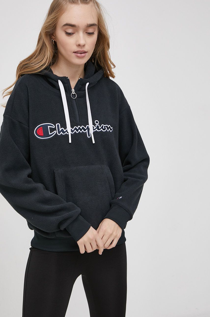 Champion script hoodie black online