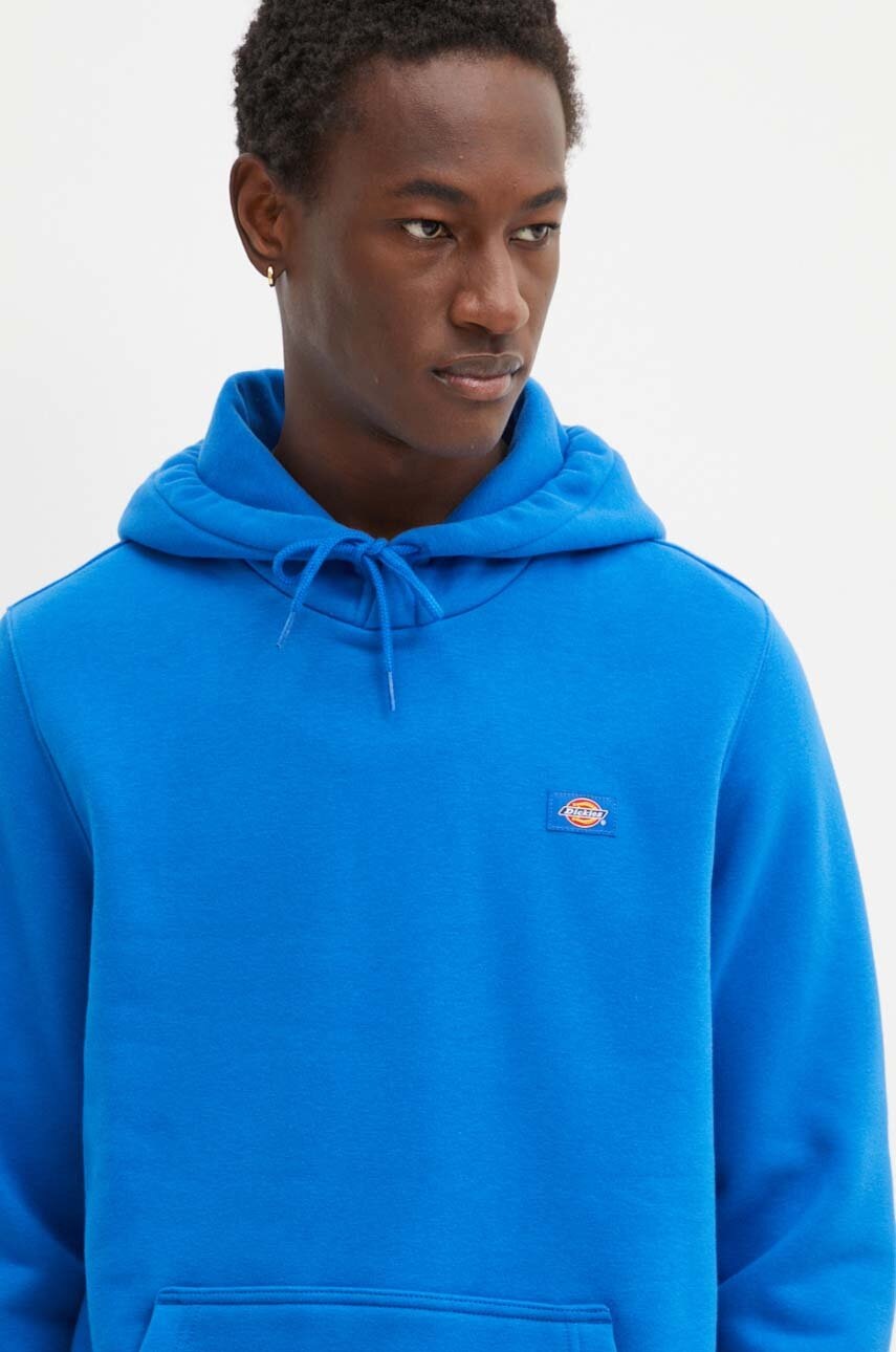 Dickies sweatshirt men's blue color hooded smooth at PRM US
