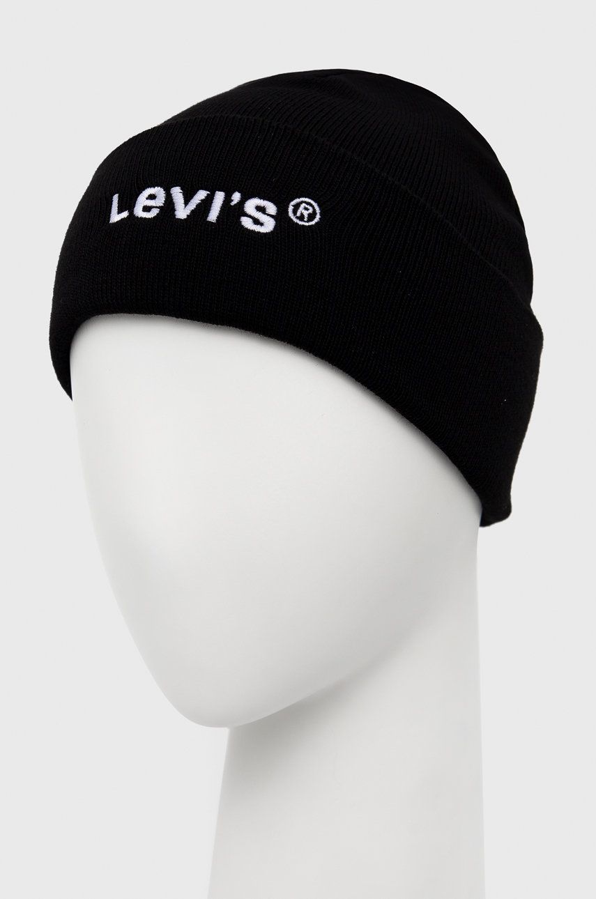 Levi's® BEANIE UNISEX - Bonnet - regular black/noir 
