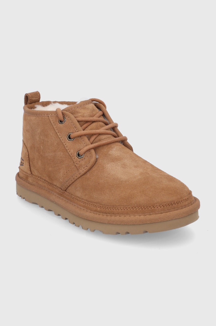 UGG suede shoes Neumel women s brown color 1094269.CHE at PRM US
