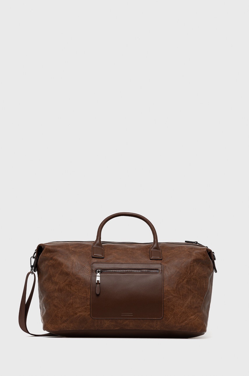 country road leather overnight bolsa