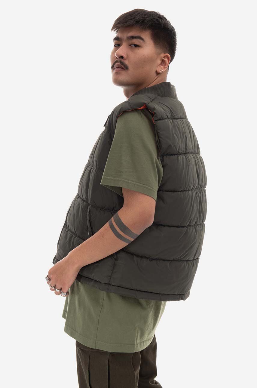 Alpha Industries vest on green Vest Puffer PRM color men\'s | buy