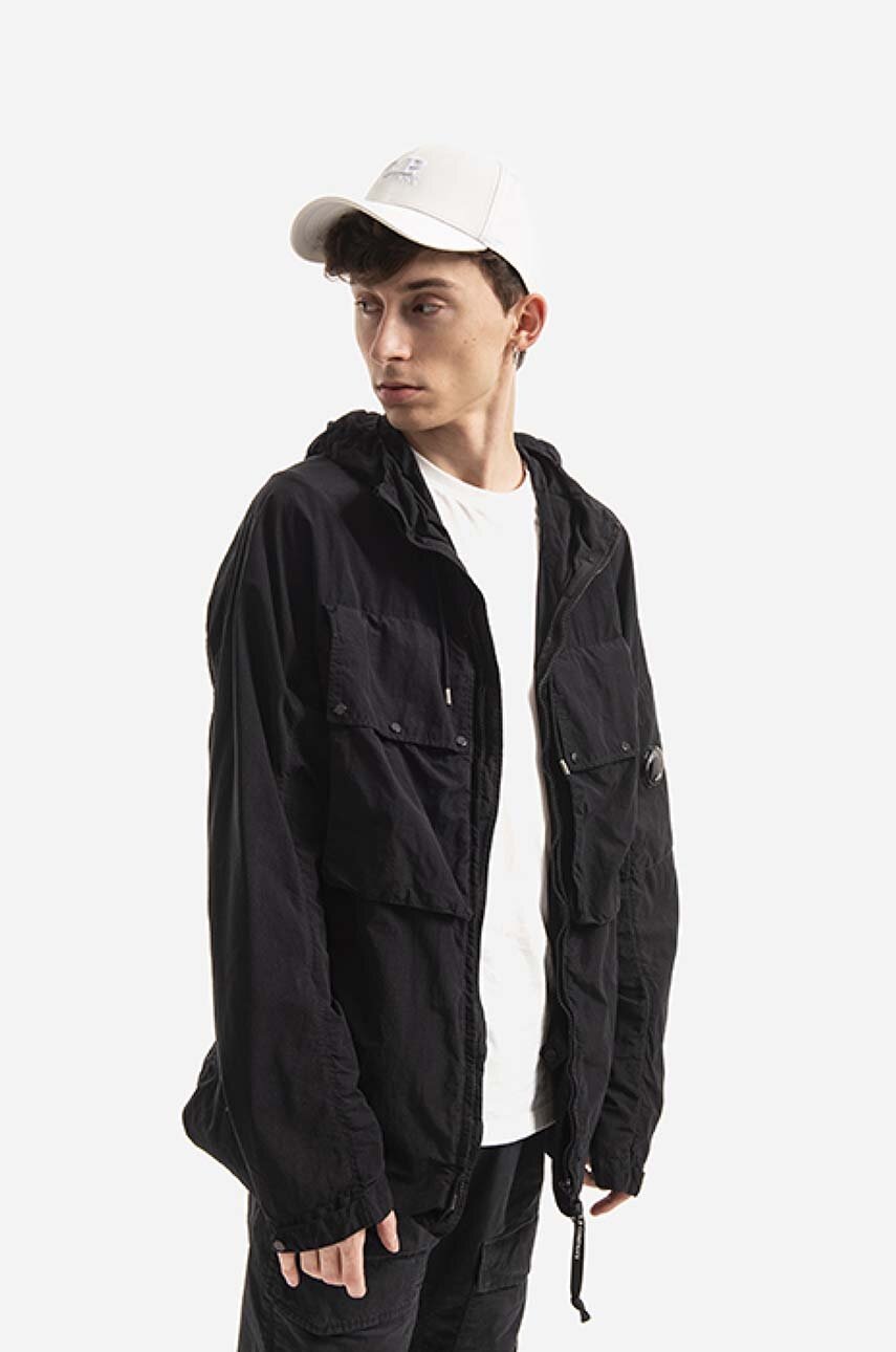 C.P. Company jacket men's black color at PRM US