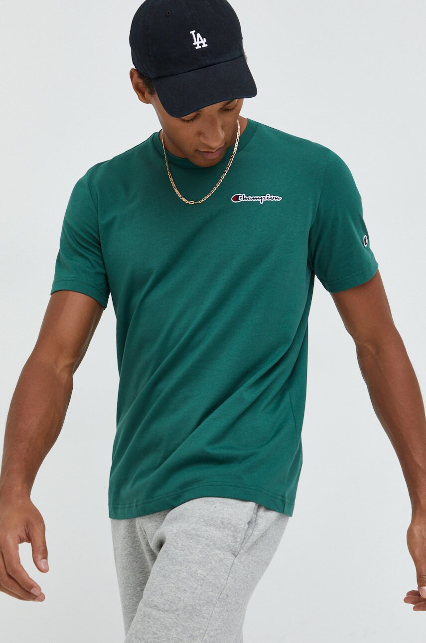 Champion dark store green t shirt