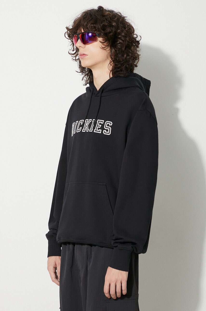 Dickies cotton sweatshirt men s black color at PRM US