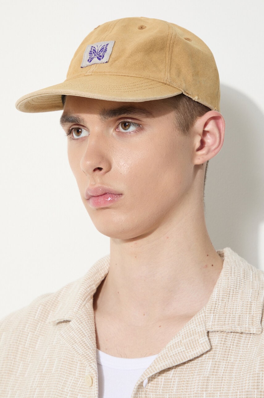 Needles cotton baseball cap Workers Cap yellow color NS062