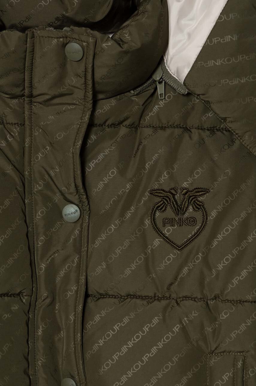 Pinko Up kurtka dziecięca kolor zielony | Answear.com