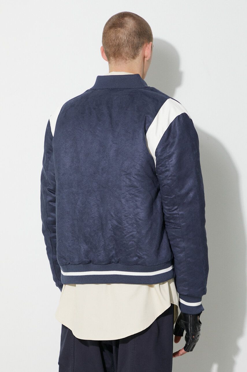 VARSITY BOMBER JACKET - Navy blue