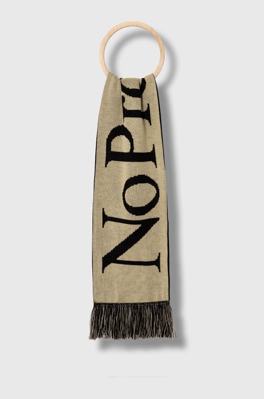 小物 ARIES NO PROBLEMO SCARF Aries scarf FUAR90008 No Problemo Scarf black color at PRM US