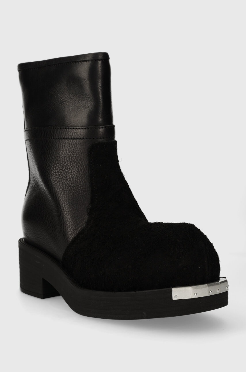 ★送料・関税込【MM6】GLITTER ANKLE BOOTS S66WU0090P5001H0535 Heeled Ankle Boots by MM6 Maison Margiela- La Garçonne