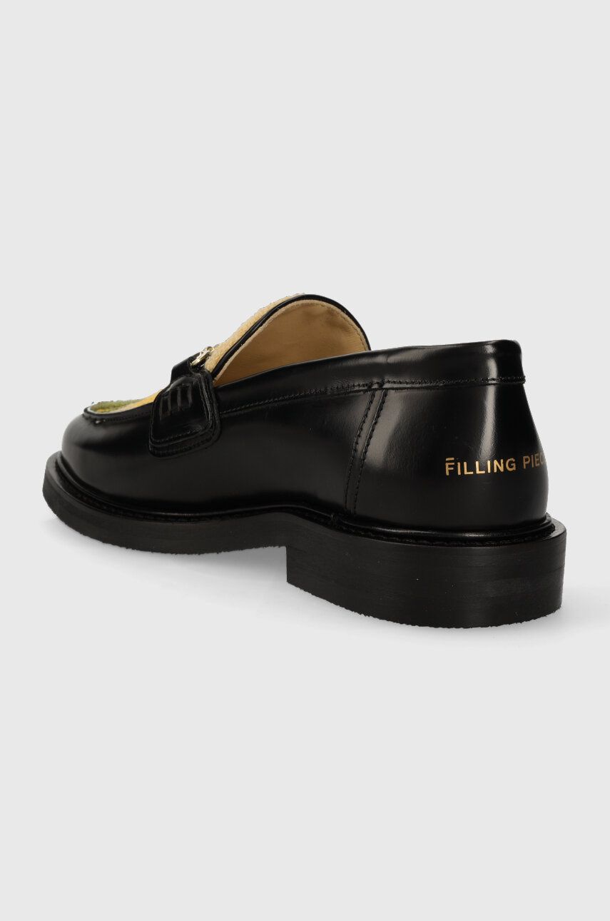 Filling Pieces leather loafers Loafer Polido men's black color