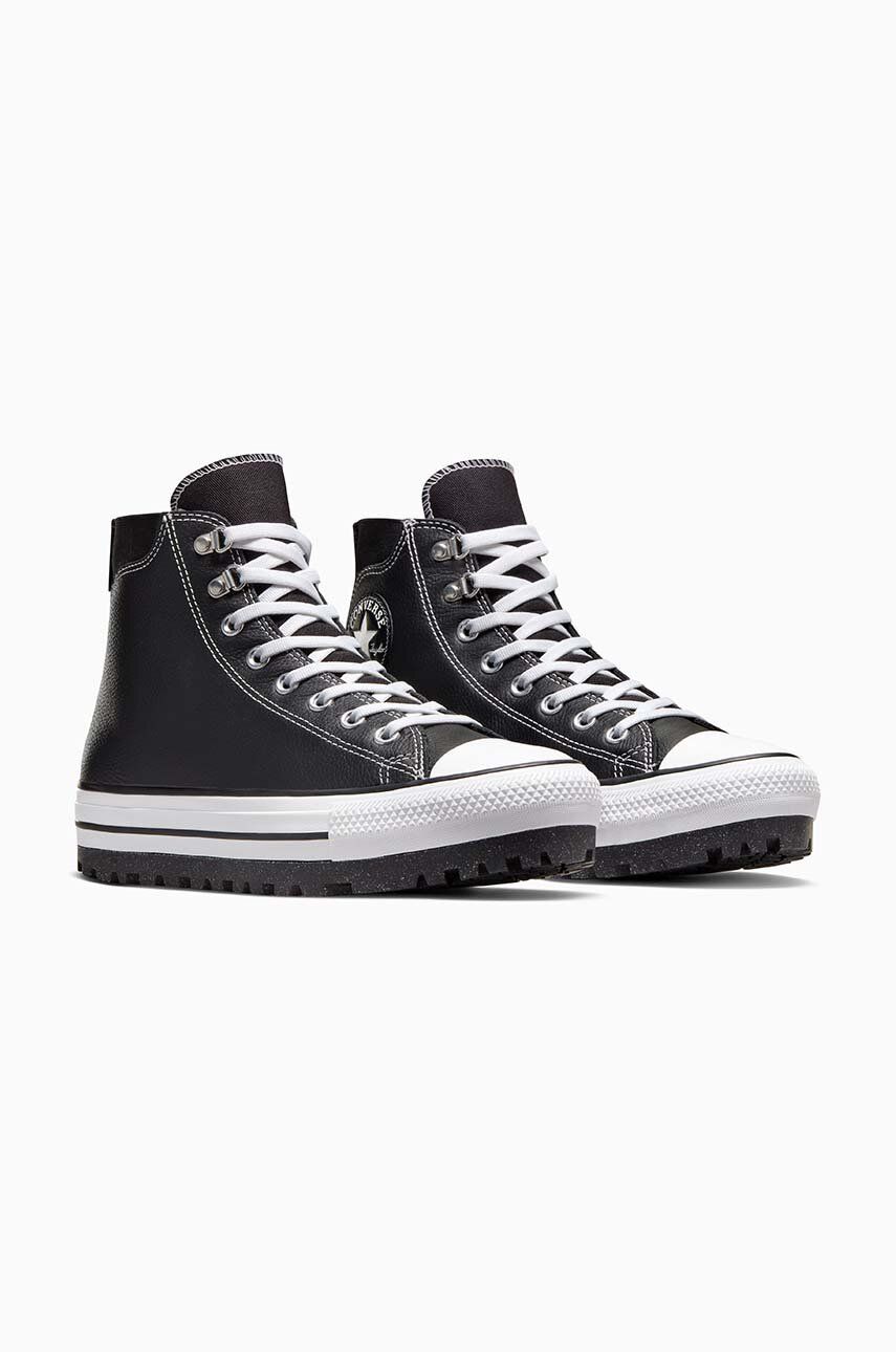 Converse leather hiking boots Chuck Taylor All Star City Trek black color A04480C at PRM US