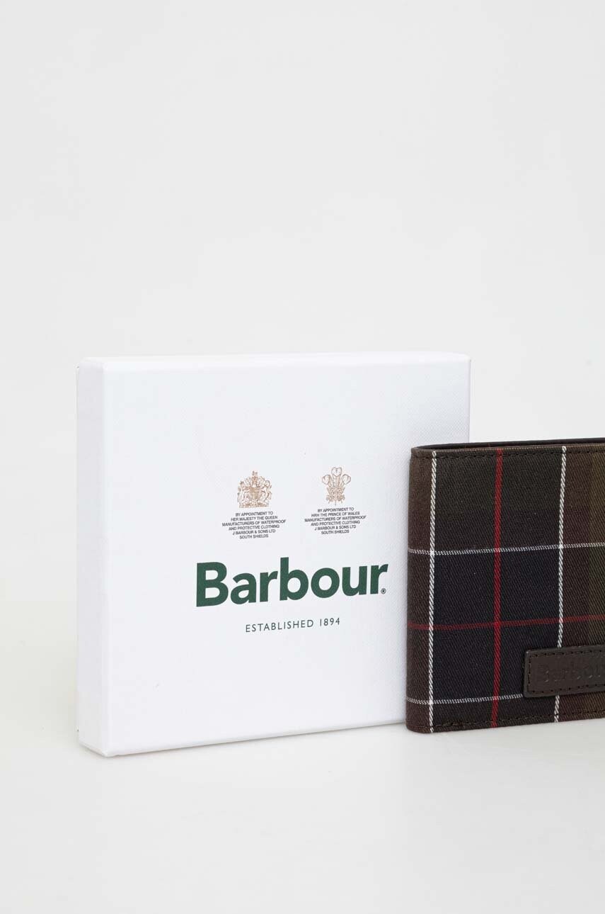 Barbour mixed cheap tartan billfold wallet