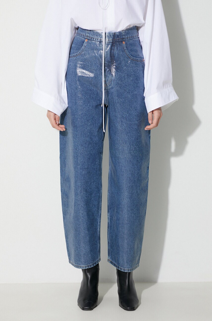Maison Margiela Cotton Topstitch Five-Pocket Pants | Pants