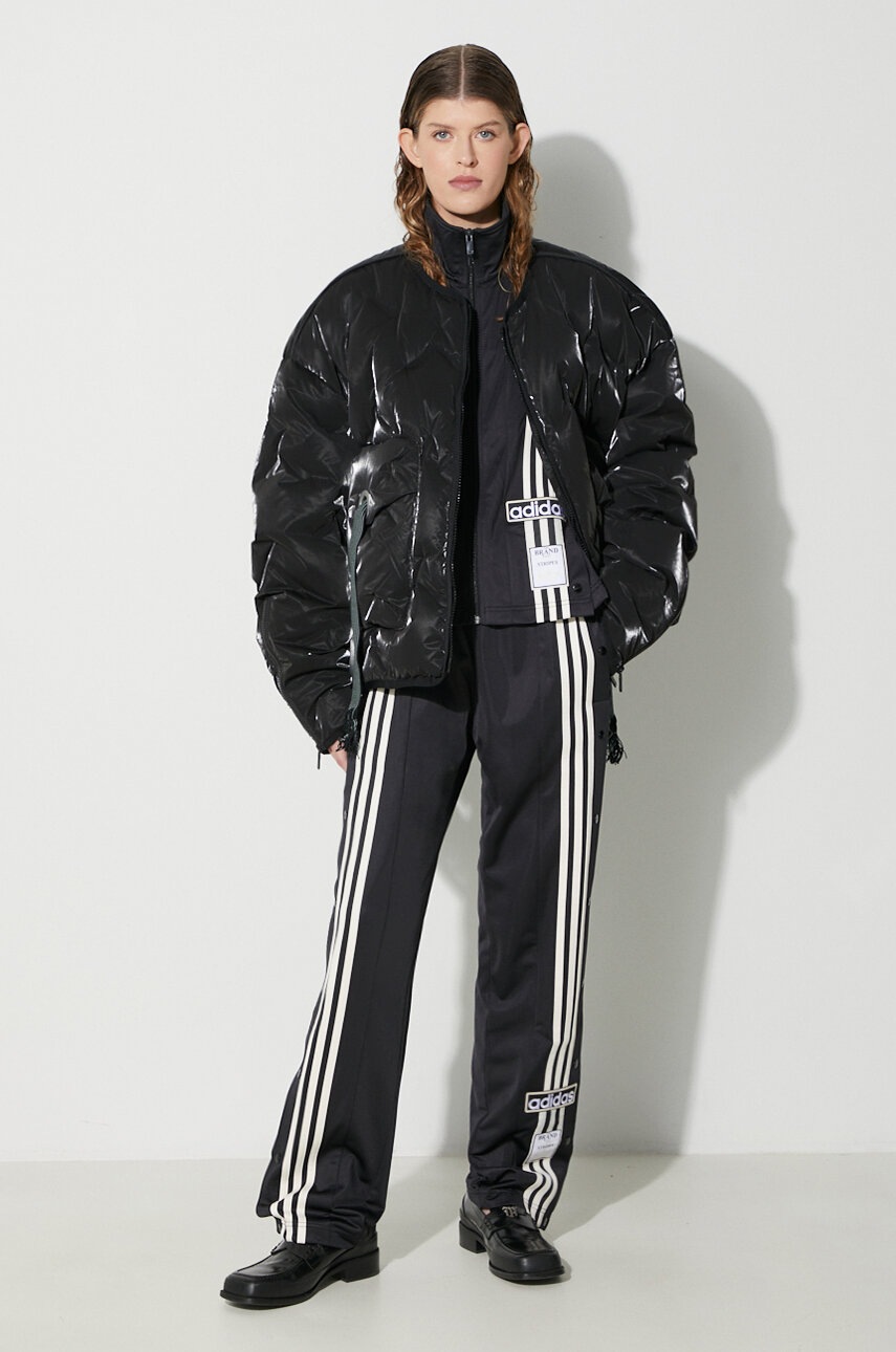 adidas Originals sweatshirt Track Top women's black color