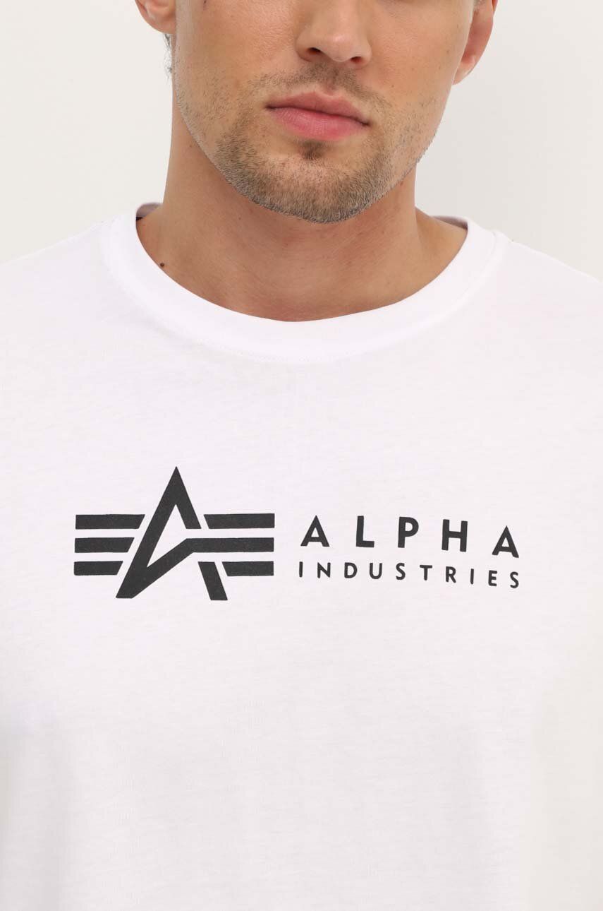 | Alpha Industries white Label cotton 118534.09 buy men\'s 2 Alpha Pack t-shirt on color PRM T