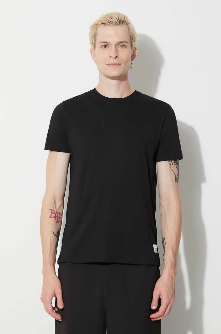 Alpha Industries cotton t-shirt USN Blood Chit T 2 men's black color  136503.03 | buy on PRM