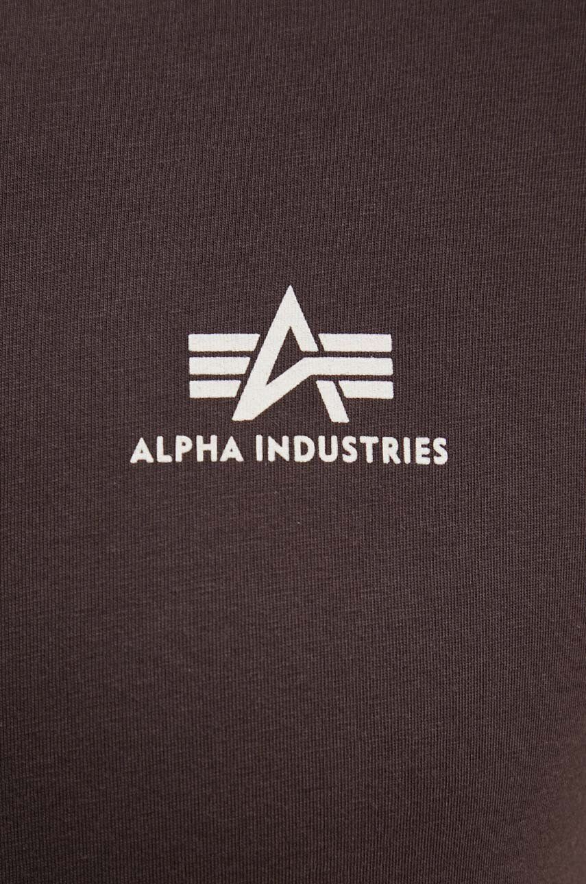 buy T brown 188505.696 color Basic Industries on Alpha PRM t-shirt cotton Small Logo