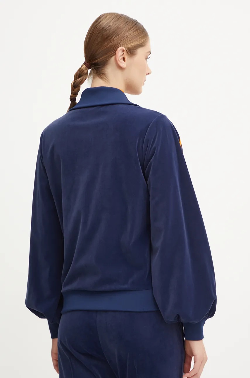 トップス 90s evis zip up trainer/sweat navy adidas Originals velvet sweatshirt 70s Velour Tracktop PRM EU