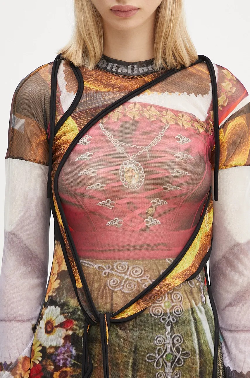 ★24-25FW新作★RONRON★SHEER LAYERED LONG SLEEVE Ottolinger Mesh Wrap Longsleeve – Cycle Platform