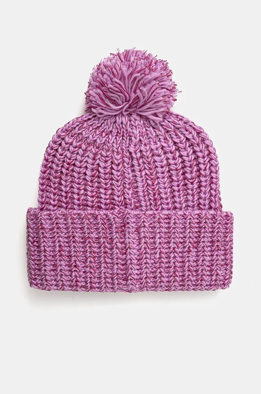 The North Face czapka Cozy Chunky Cabin Beanie kolor różowy
