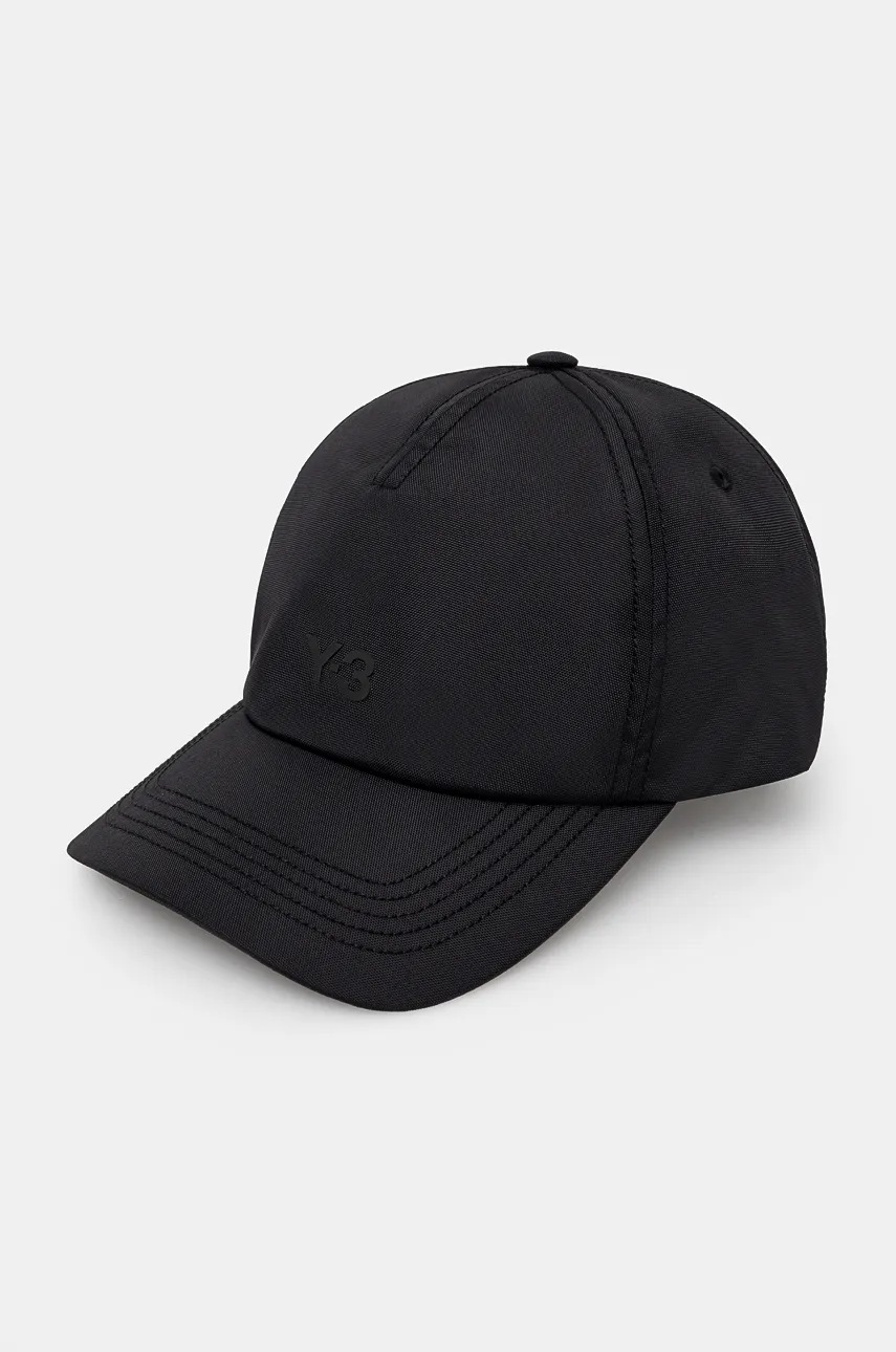 Y-3 baseball cap Nylon Cap black color with an application